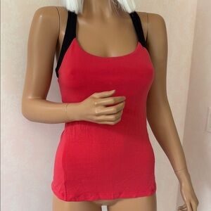 Fila Red and Black athletic Tank Top medium